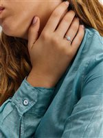 Ringe Nanis Dame Dancing Azure in Gelbgold Diamante 0.09 Ct AS10-597 - AS10-597